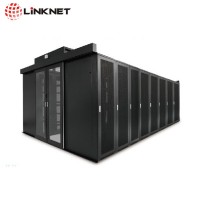 data center container high density automatic cold aisle containment cabinet 19'' installation data center rack system